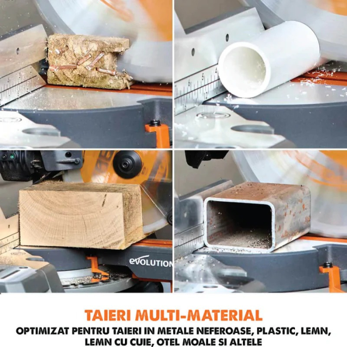 Fierastrau circular de masa multifunctional R255SMS+ Evolution 052-0003A, 2000 W, Ø255 mm [3]