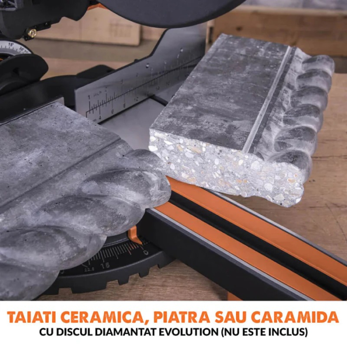 Fierastrau circular de masa multifunctional R255SMS+ Evolution 052-0003A, 2000 W, Ø255 mm [13]