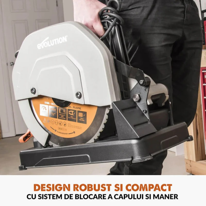 Fierastrau circular de masa multifunctional R355CPS Evolution 083-0003, 2200 W, Ø355 mm [13]