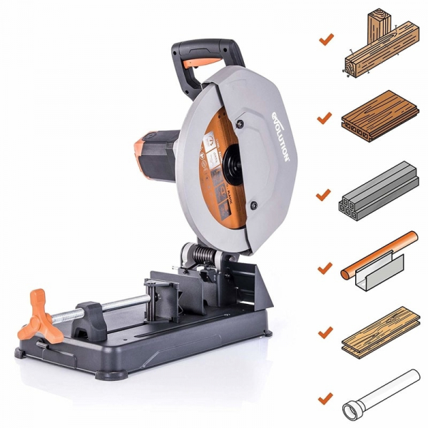Fierastrau circular de masa multifunctional R355CPS Evolution 083-0003, 2200 W, Ø355 mm [2]
