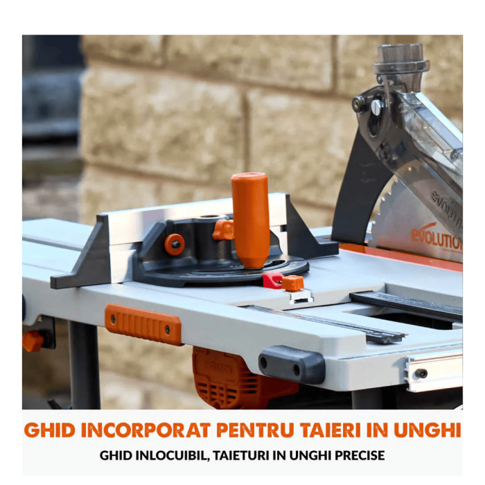 Fierastrau circular de masa R255TBL Evolution 119-0003, 1650 W, Ø255 mm [12]