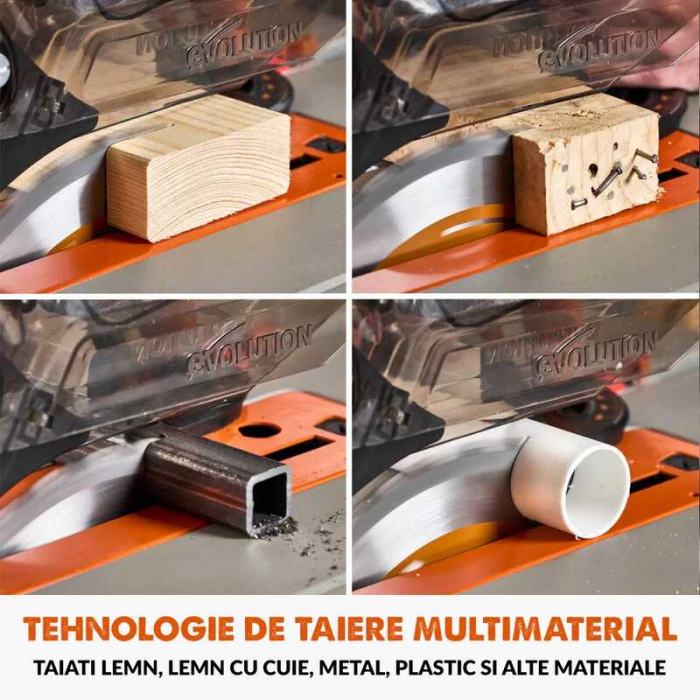 Fierastrau circular de masa R255TBL+ Evolution 119-0013, 1800 W, Ø255 mm [14]