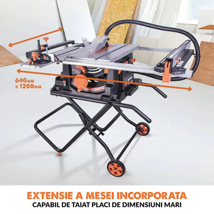 Fierastrau circular de masa RAGE 5-S EU Evolution 057-0003, 1800 W, Ø255 mm [2]