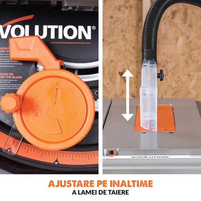 Fierastrau circular de masa RAGE 5-S EU Evolution 057-0003, 1800 W, Ø255 mm [10]