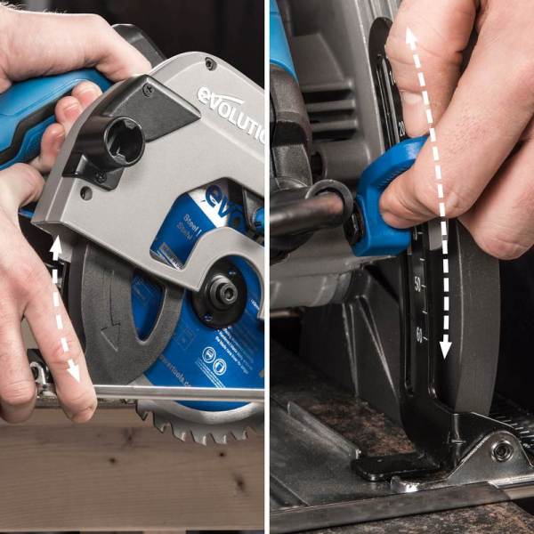 Fierastrau circular S185CCSL Evolution 028-0003, 1600 W, Ø185 mm [10]