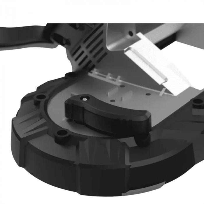 Fierastrau cu banda portabil si baza cu clema pentru metal MBS 1100 Gude 40553, 1100 W, 100 mm [5]