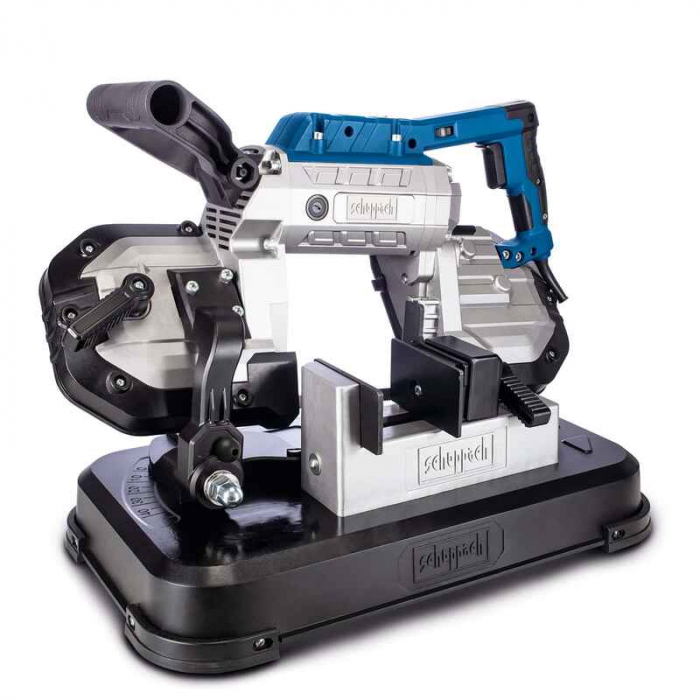 Fierastrau cu banda portabil si baza cu clema pentru metal MBS1200X Scheppach 5901508901, 1200 W, 127 mm [2]