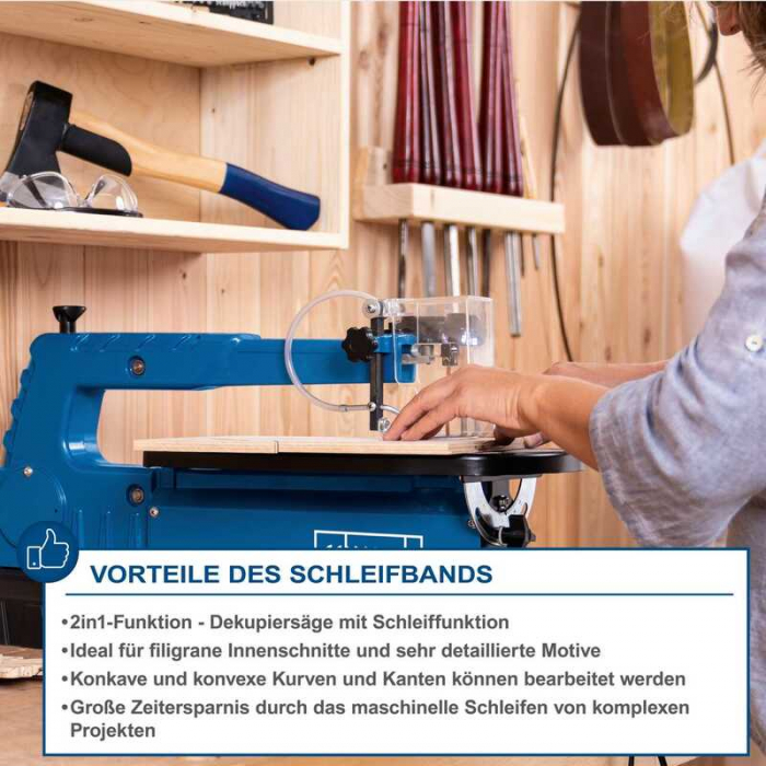 Fierastrau de traforaj DECO SWITCH Scheppach 5901409901, 90 W, 1500 rpm [5]