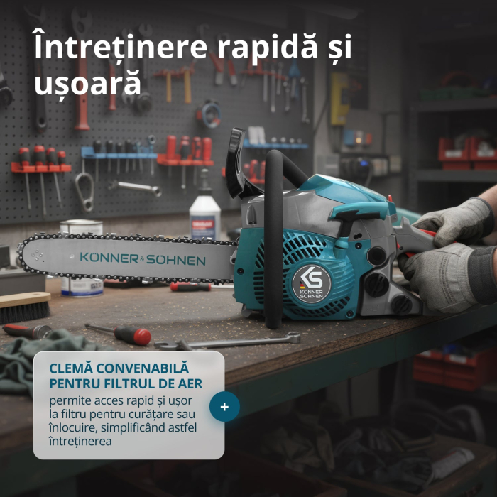 Fierăstrău pe benzină KS CS18G-14C [7]