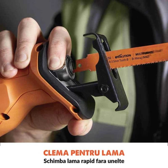 Fierastrau sabie cu acumulator R150RCP-Li Evolution 104-0001B, 18 V, 2600 rpm [7]