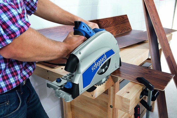 Fierastrau circular de mana fara sina de ghidaj PL75 Scheppach 5901804901, 1600 W, Ø210 mm [3]