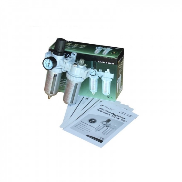 Filtru - Regulator - Uleietoare Troy 18624, 1/4, 10-120 psi, 0-8 bari [2]