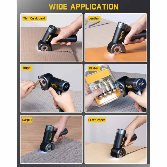 Foarfeca electrica cu acumulator Li-Ion C8 Nano Fanttik C8NANO, 3.7 V [4]