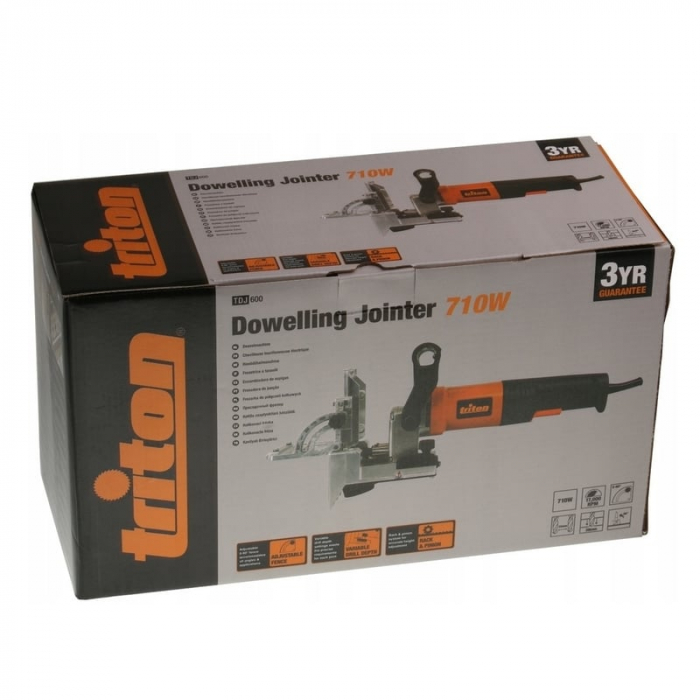 Freza pentru imbinat dibluri TDJ600 Triton TRTN186171, 710 W, 0-38 mm [7]