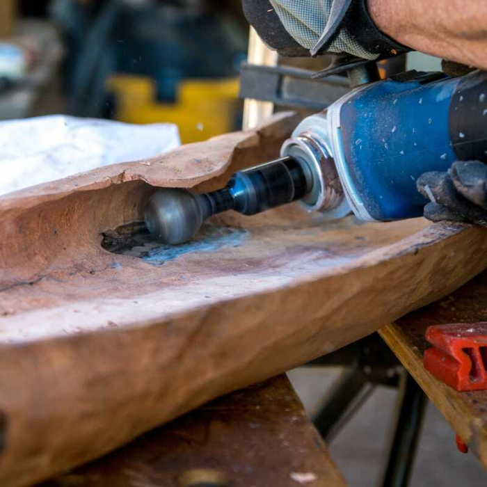 Freza rotativa de sculptura in lemn pentru polizor unghiular Ball Gouge Arbortech BAL.FG.2000.60, 30 mm [10]