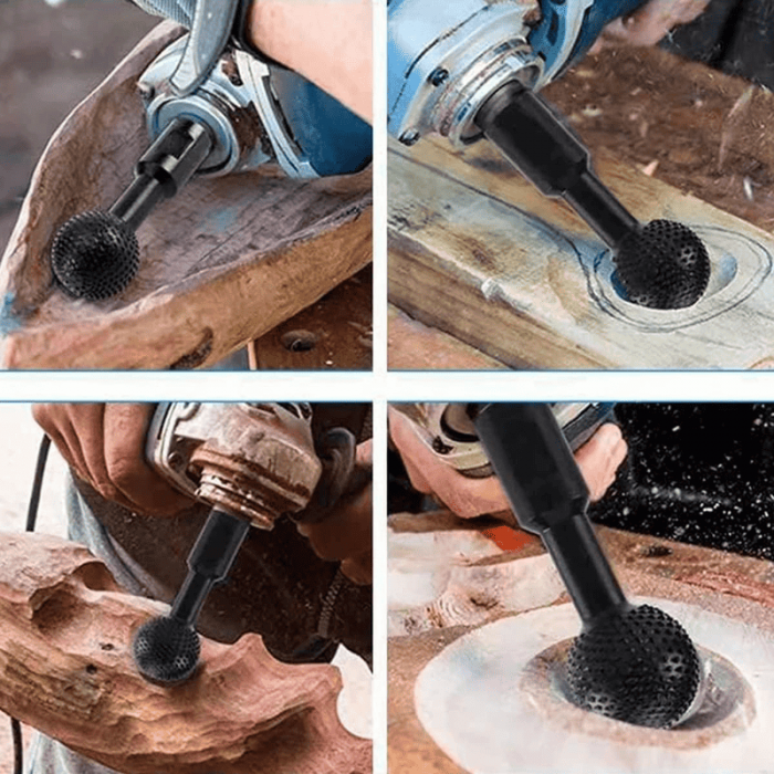 Freza rotativa de sculptura in lemn pentru polizor unghiular Troy 25080, 20 mm [2]