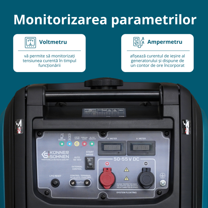 Generator de curent continuu KS 48VGS-DC versiunea 50-55V [7]