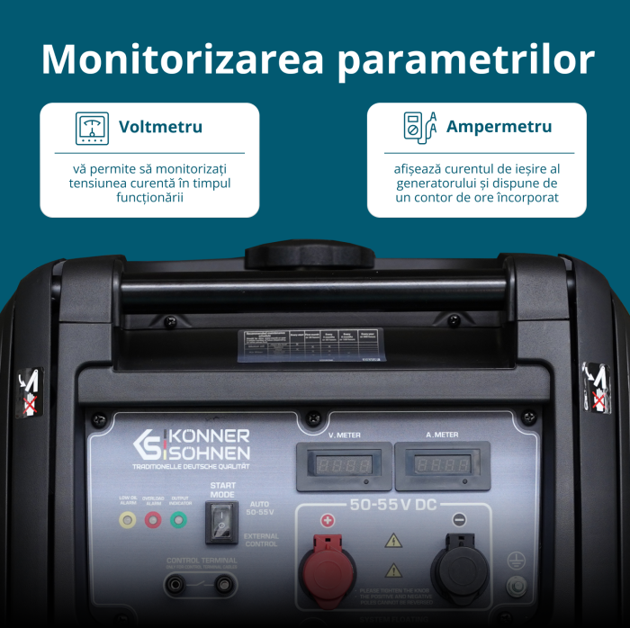 Generator de curent continuu KS 48VS-DC, versiunea 50-55V [7]