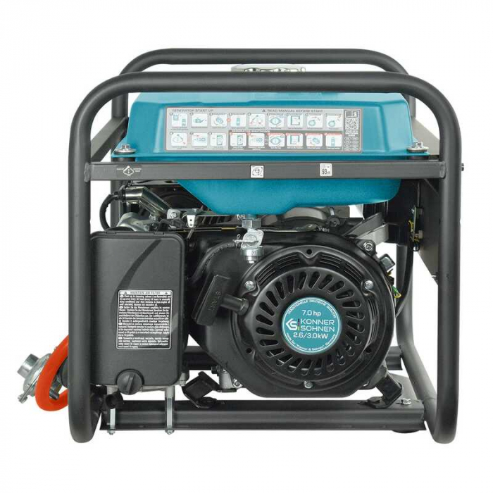 Generator de curent pe benzina/GPL KS 3000G Konner-Sohnen, 2600-3000 W, 7 Cp [9]