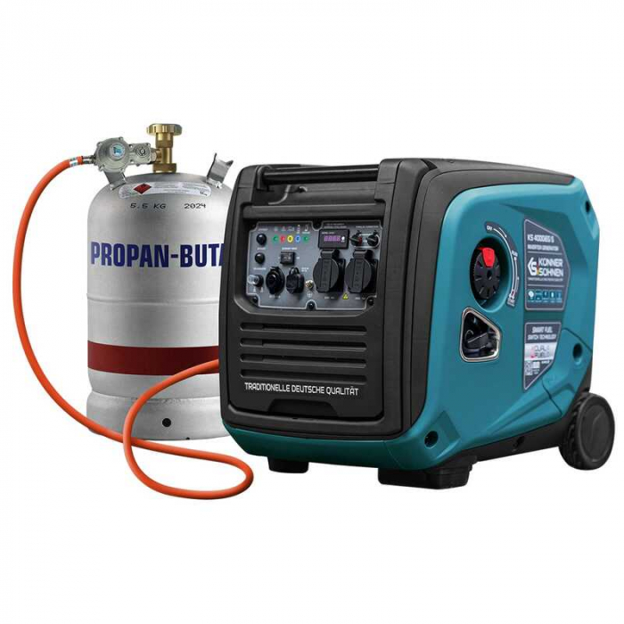 Generator de curent pe benzina/GPL cu invertor KS 4000iEG S Konner-Sohnen, 4000-3500 W, 7.5 Cp [2]
