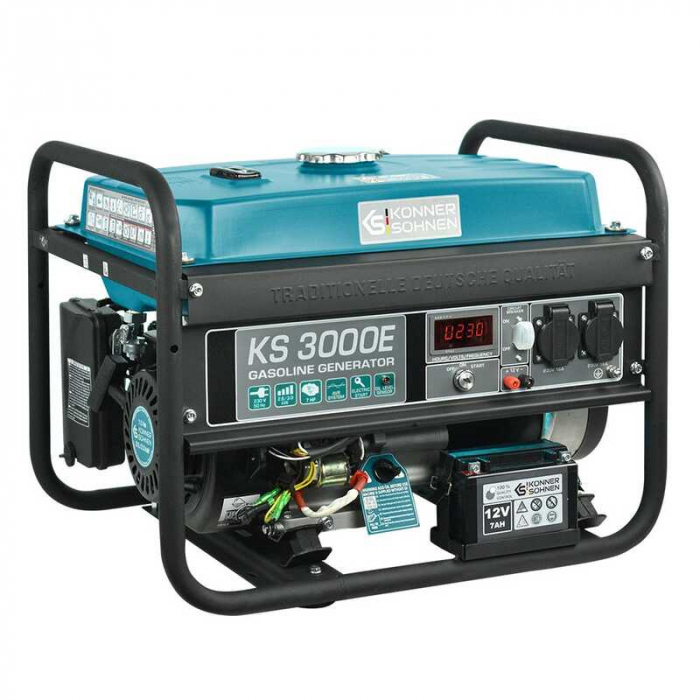Generator de curent pe benzina KS 3000E Konner-Sohnen, 2600-3000 W, 7 Cp [2]