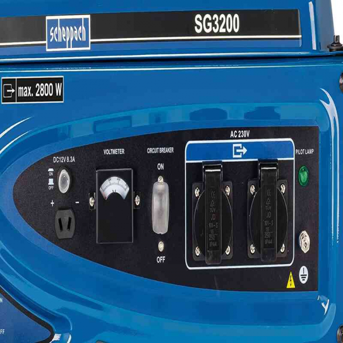 Generator de curent pe benzina SG3200 Scheppach 5906220903, 2800 W, 6.5 Cp [4]