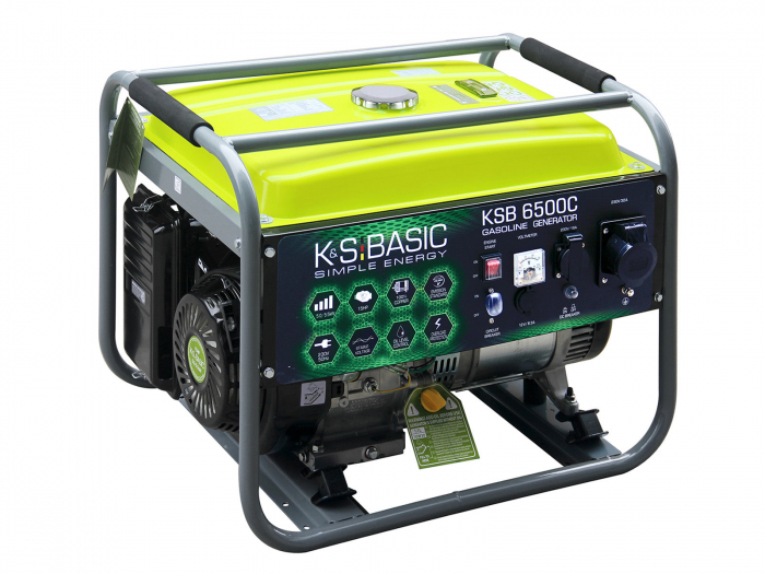 Generator pe benzină «K&S BASIC» KSB 6500C [2]