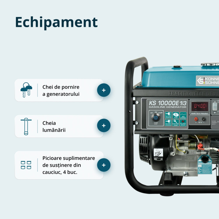 Generator pe benzina "Könner & Söhnen" KS 10000E 1/3 [8]
