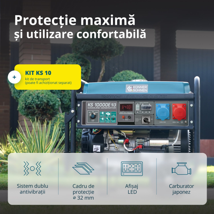 Generator pe benzina "Könner & Söhnen" KS 10000E 1/3 [9]