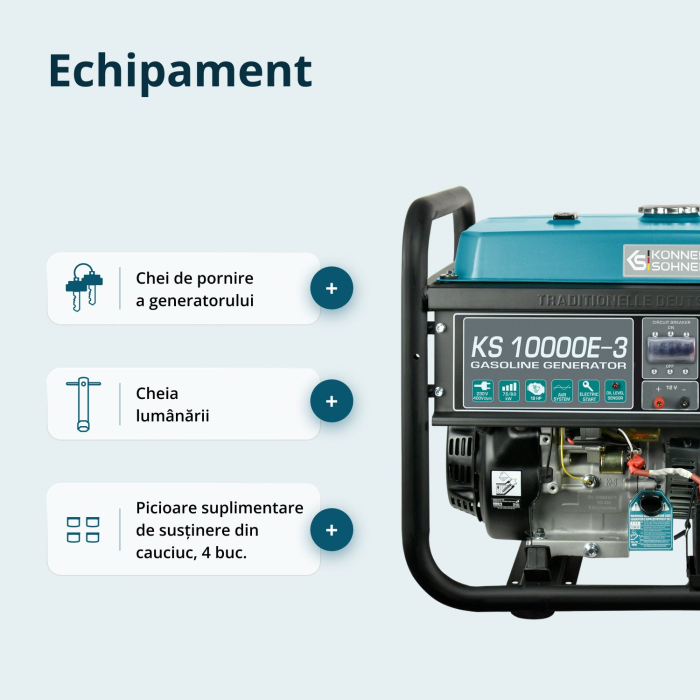 Generator pe benzina "Könner & Söhnen" KS 10000E-3 [7]
