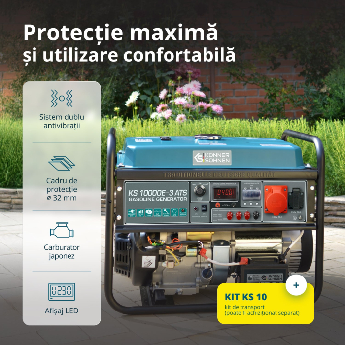 Generator pe benzina "Könner & Söhnen" KS 10000E-3 ATS [9]