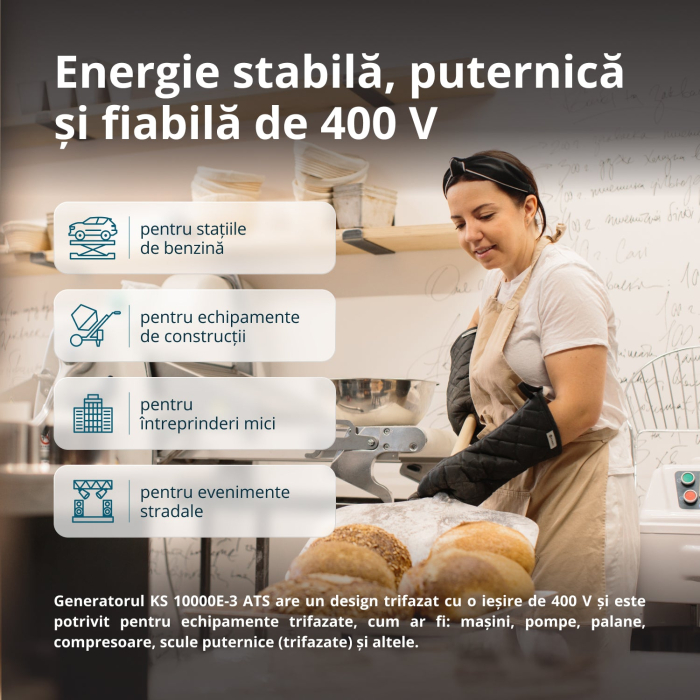 Generator pe benzina "Könner & Söhnen" KS 10000E-3 ATS [3]