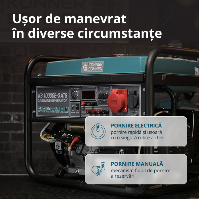 Generator pe benzina "Könner & Söhnen" KS 10000E-3 ATS [5]