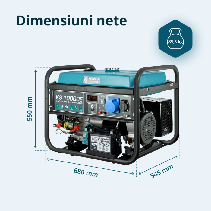 Generator pe benzina "Könner & Söhnen" KS 10000E [10]