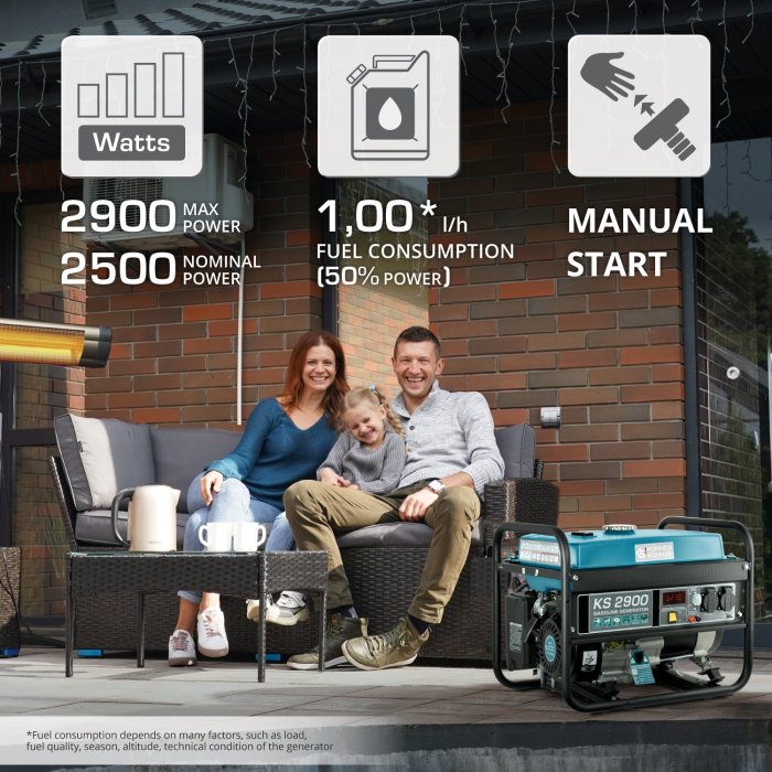 Generator pe benzina "Könner & Söhnen" KS 2900 [2]