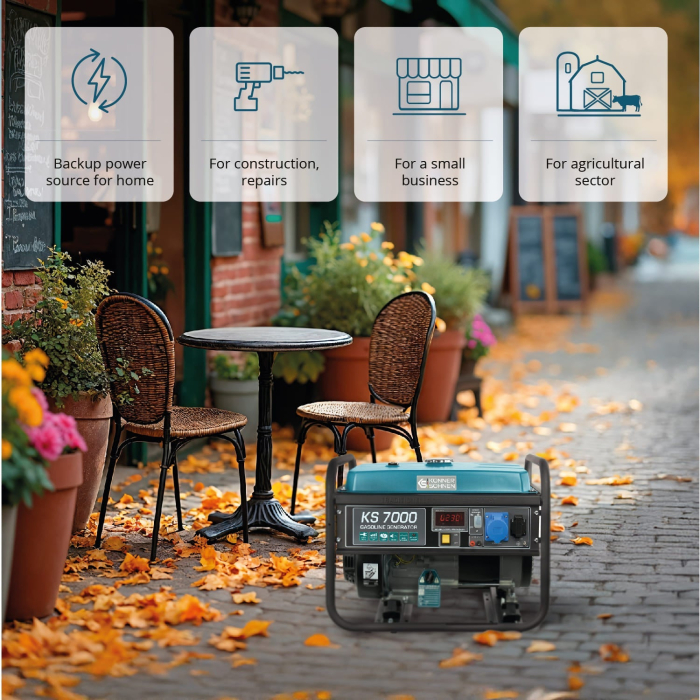 Generator pe benzina "Könner & Söhnen" KS 7000 [7]