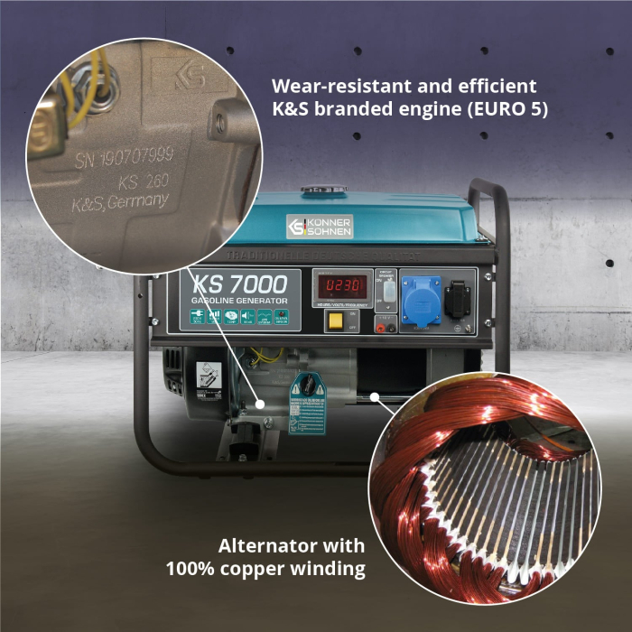 Generator pe benzina "Könner & Söhnen" KS 7000 [4]