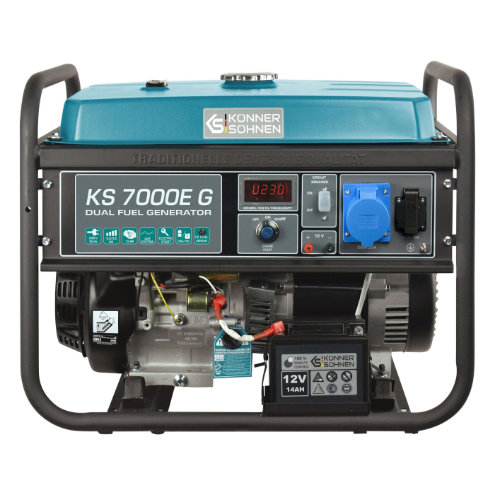 Generator pe gaz/benzina "Könner & Söhnen" KS 7000E G [13]
