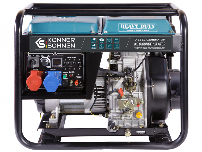 Generatore diesel Konner Sohnen KS 8100HDE-1 3 ATSR (EURO V)