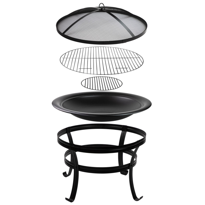 Gratar cu vatra de foc pentru gradina Girona Dema 17492, Ø620 mm [2]