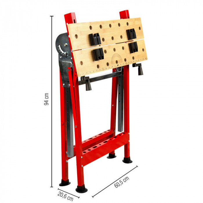 Banc de lucru portabil Grafner 21272, 100 Kg, 600 x 320 mm [8]