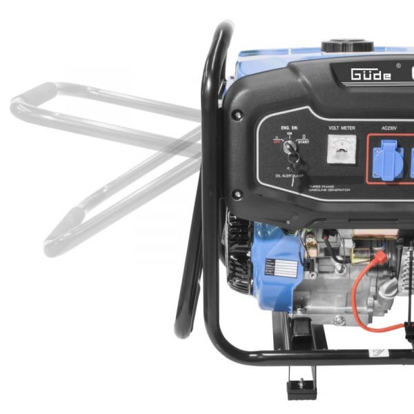 Generator de curent pe benzină GSE 6701 RS Gude 40730, 9000 W, 2x230 V, 1x400 V [2]