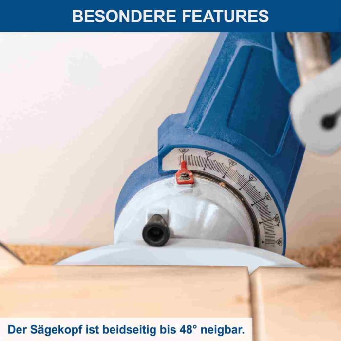 Fierastrau circular de masa culisant cu laser HM305SL Scheppach 5901223901, 2000 W, Ø305 mm [4]