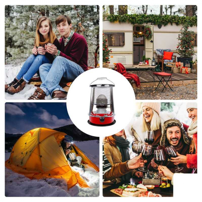 Incalzitor portabil pe kerosen Perel TC84100N, 4.6 l, 450 mm [9]