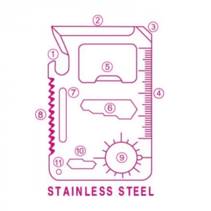 Kit supravietuire 11 in 1 Grafner 22569 [5]