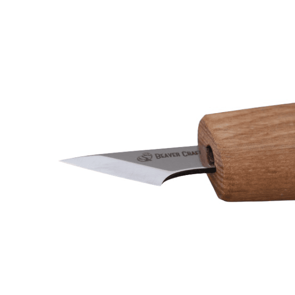 Lama pentru cutit cu ascutis oblic de sculptura geometrica in lemn BeaverCraft BC11S [2]