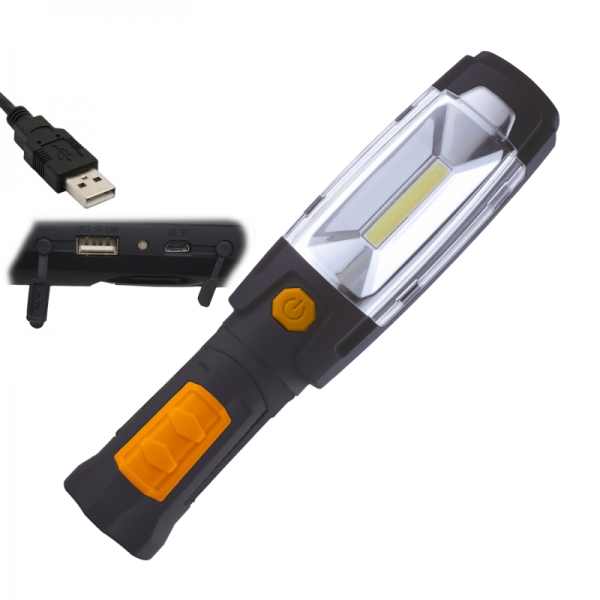 Lampa de lucru cu acumulator Troy 28055, COB LED + 6 LED-uri [2]
