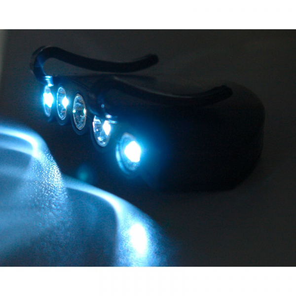 Lanterna cu sistem de prindere pe sapca pentru vanatoare si pescuit Dema 30219, 5 LED-uri [3]