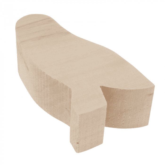 Lemn din tei pentru modelat Bufnita BeaverCraft Bird Owl, 100 mm [2]