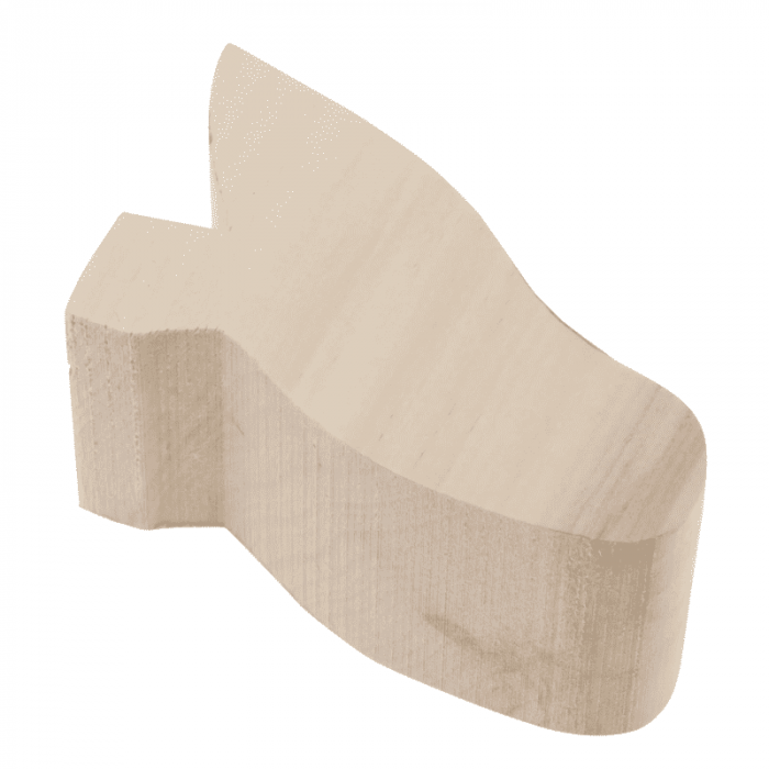 Lemn din tei pentru modelat Bufnita BeaverCraft Bird Owl, 100 mm [3]